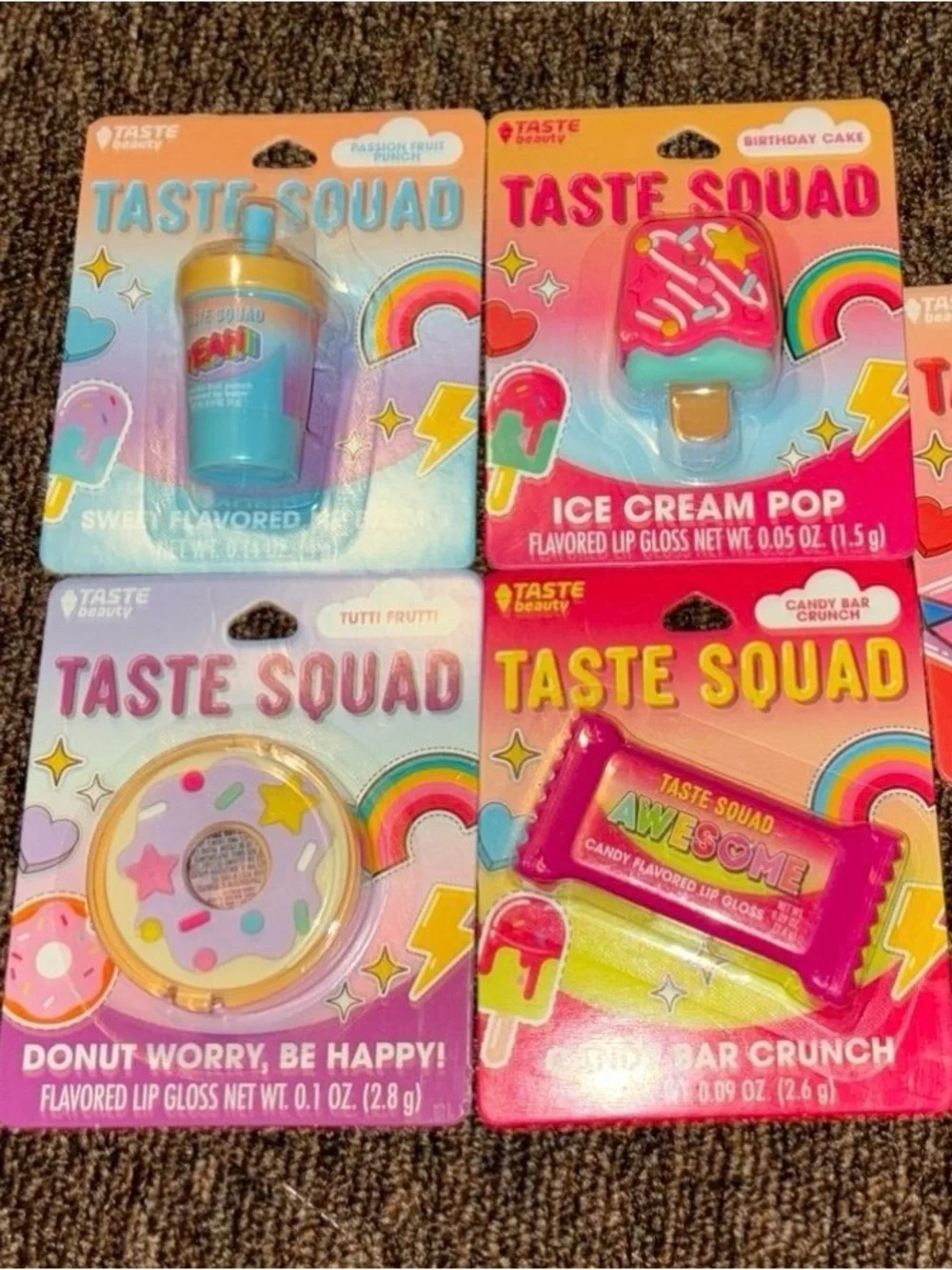 taste beauty taste squad lip bundle + 2 mysteries